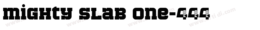 mighty slab one字体转换